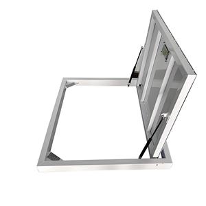 Puerta Oculta Automática de Acero para Techo Interior con Motor de Alta Resistencia para Dormitorio, Almacén o Sótano - Product Image 1
