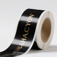 Étiquettes personnalisées en PVC imperméable, impression couleur CMYK, logo de produit personnalisé pour les bougies