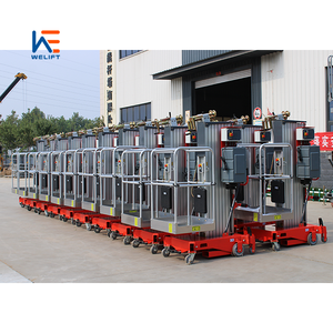 Plataforma Elevadora Móvil de Aluminio Eléctrica de 4M 6M 8M 120KG, Buen Precio, para Limpieza, Elevador de Una Persona, Económico - Product Image 6