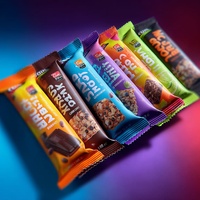 Sachet back seal impression numérique personnalisé emballage pour aliments santé noix snacks barres protéinées whey