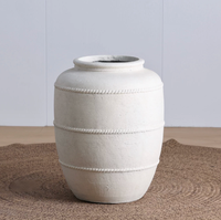 Vente directe d'usine : Pots de fleurs en terre cuite de magnésium pour plantes vertes d'intérieur et d'extérieur, style marocain, pour cafés et maisons d'hôtes