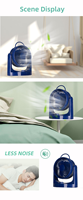 Ventilateur de table rechargeable de 8 pouces, ventilateur rafraîchisseur d'air, ventilateur USB, mini ventilateur, ventilateur chargeur, ventilateur AC/DC, ventilateur électrique, ventilateur électrique rechargeable