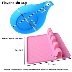 Tapete de Silicona para Escurrir Platos, Apto para Lavavajillas, Ecológico, con 4 Compartimentos, Soporte para Utensilios de Cocina, para Ollas y Cucharas - Product Image 3