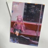 Carte lenticulaire 3D personnalisée, film d'impression offset durable en PET, PP, PVC, plastique, laminé mat, épaisseur 0,3 mm, taille personnalisée