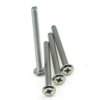 Good Sale Connecting Hardware Fastener Screw Zinc Plated Cross Recessed Flat Chamfered Head Phillips Furniture Screws