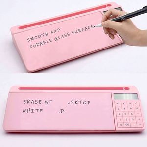 Pizarra de Vidrio Personalizable para Escritorio, con Borrado en Seco, Planificador Diario, con Almacenamiento - Product Image 3