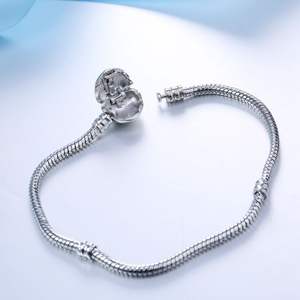 <span class=keywords><strong>BAMOER</strong></span> - Pulsera de Cadena de Serpiente con Dijes de Plata de 5 Estilos, Brazalete para Mujer, Pulseras con Dijes de Langosta para Diseñar Pulseras - Product Image 3