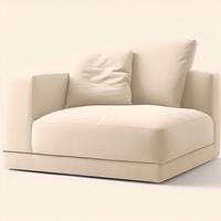 Conjunto de Sofá Seccional Moderno, Tela de Lino Extra Suave, Sofá Grande con Funda Extraíble para Sala de Estar