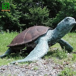 รูปปั้นเต่าทะเลทองสัมฤทธิ์กลางแจ้ง ประติมากรรมสัตว์<span class=keywords><strong>ทะเล</strong></span>โลหะ - Product Image 2