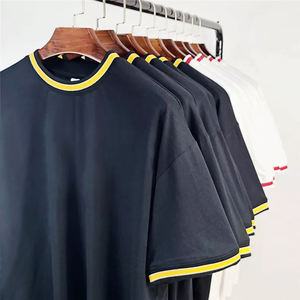 Venta al por mayor de alta calidad de los hombres lisos camisetas blancas sublimación personalizada camisetas para hombre en blanco de gran tamaño camisetas para el verano - Product Image 4