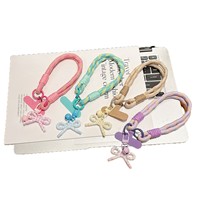 Nouvelle Lanière de Poignet Colorée avec Nœud pour Coque de Téléphone, Cordon Portable Anti-Perte pour Téléphone Mobile