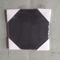 Assiette à fromage rectangulaire en pierre d'ardoise noire