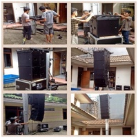 Sonido de accesorios de matriz pasiva array con pin de celosía manivela soporte