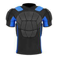 Maillots de protection de hockey sur glace pour adultes, rembourrés en EVA, protection des épaules, de la poitrine et des côtes, extensibles dans les 4 sens, vêtements de sport compressifs, personnalisables OEM ODM