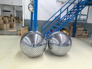 BOYI Bola de espejo inflable <span class=keywords><strong>Globo</strong></span> cromado Esfera inflable <span class=keywords><strong>Globo</strong></span> brillante grande - Product Image 4