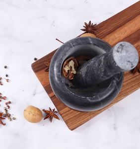 Natural Marble Pestle <b>Small</b> Household <b>Grinder</b> for Dumpling Filling Garlic Paste Making Tool Made of Natural Stone - Product Image 4