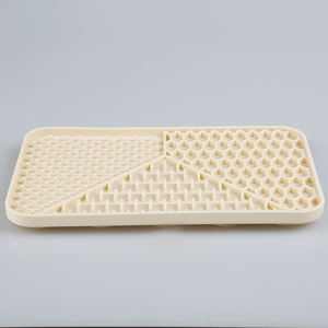 Bol à alimentation lente en silicone avec séparateur pour nourriture humide pour animaux de compagnie - Product Image 1