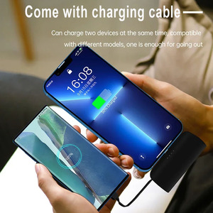 Batterie externe portable mini format rouge à lèvres 5000 mAh avec câble intégré, certifiée CE/FCC/KC/UN38.3/<span class=keywords><strong>SMDS</strong></span>, vente en gros personnalisée, charge rapide Type C - Product Image 5