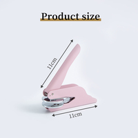 Sceau à embosser manuel en plastique personnalisé avec impression numérique pour usage bureautique - Enveloppes de diplôme personnalisées avec logo et image