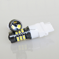 Éclairage automobile 3156 27SMD 12V 27LED 3030 Super Blanc/Jaune/Rouge Ampoule LED de signalisation et de freinage pour l'intérieur de la voiture pour la rénovation/amélioration