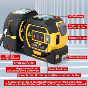 3-in-1 לייזר ranggefinder דיגיטלי מכשיר מדידה מרחק - Product Image 4