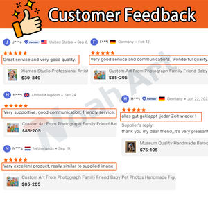 Peinture de <span class=keywords><strong>Portrait</strong></span> de lapin 100% fait à <span class=keywords><strong>la</strong></span> main, <span class=keywords><strong>Photo</strong></span> personnalisée à <span class=keywords><strong>la</strong></span> peinture à l'huile sur toile - Product Image 5