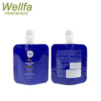 Emballage d'échantillon de shampoing lotion solaire cosmétique en plastique de voyage 10ml 50ml 100ml pochette à bec verseur presseur liquide