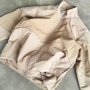 Vestes coupe-vent en nylon personnalisées, légères, imperméables, coupe-vent, avec fermeture éclair, vestes de sport en nylon - Product Image 1