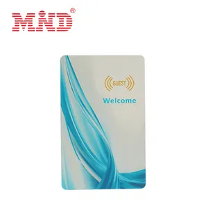 PVC RFID Hotel Keycard All Lock System Supported