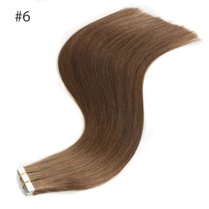 Extensioni per <span class=keywords><strong>capelli</strong></span> <span class=keywords><strong>veri</strong></span> con nastro biadesivo, nere, 24 pollici, per <span class=keywords><strong>extension</strong></span> a nastro Skin Weft, 20 pezzi, 50 grammi, colore nero intenso - Product Image 4