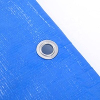 Bâche en PE vierge à 100 %, imperméable, antistatique, robuste, bleue, pour usage en rideau