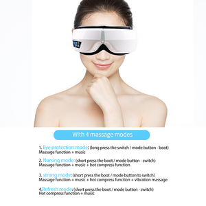 Masajeador de Ojos con Compresa Caliente, Airbag y Masaje por Vibración, Música Bluetooth Integrada y Avisos de Voz para Relajación - Product Image 6