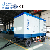 Générateur Diesel Silencieux Portable Autoportable 100KVA-500KVA pour Événements de Construction, Prise en Charge OEM/ODM