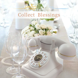 Euro classico libro di messaggi <span class=keywords><strong>Vintage</strong></span> festa di nozze raccogliere benedizioni antico portatile <span class=keywords><strong>telefono</strong></span> antico - Product Image 4