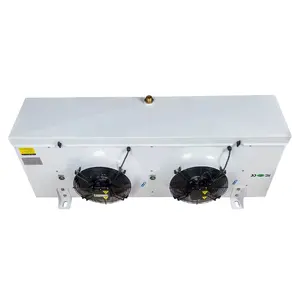 -Evaporator pendingin udara 18 derajat untuk penyimpanan dingin ruang dingin 3 blower 400mm evaporator pendinginan