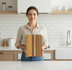 Tagliere in Legno a Forma di Libro a Tema Biblioteca Creativa per Stoccaggio Verticale in Cucina, Tagliere Decorativo in Legno per Regalo - Product Image 6