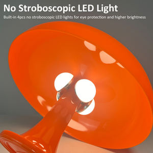 Modern minimalist akrilik led usb turuncu beyaz mantar renkli lamba kademesiz karartma ev atmosferi aydınlatma e27 - Product Image 2