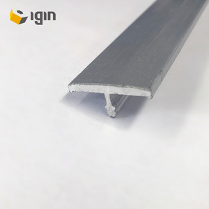 Igin T-Profile Aluminum Alloy <b>10mm</b> Male <b>Clamp</b> For High Partition <b>Glass</b> JXG-015 Industrial Residential Office Use - Product Image 1