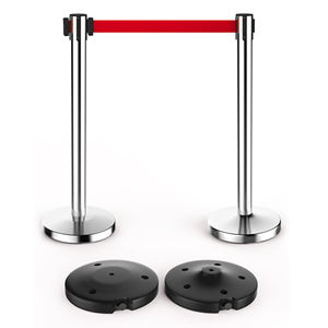 Taşınabilir mobil hat bölücü standı sonrası geri çekilebilir kemer kuyruk Stanchion kalabalık kontrol bariyeri Post banka havaalanı otel kullanımı için - Product Image 4
