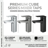 Robinet de lavabo moderne monotrou en laiton avec valve en céramique, capteur sans contact, mitigeur eau chaude/froide pour salle de bain, chambre et appartement