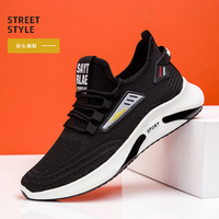 Chaussures décontractées en maille Fly Knit, semelle souple, confortables, pour le running, modèle d'exportation