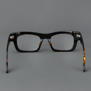 Kính mắt gọng vuông dày 2037 chất liệu acetate, kiểu dáng phổ biến, giản dị, có đinh tán, dành cho người bị viễn thị, nam nữ đều dùng được, kiểu retro, có thể đeo kính thuốc. - Product Image 5