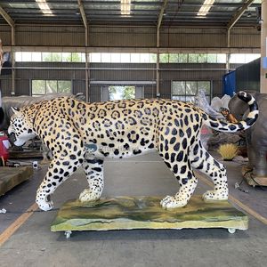 विशाल चिड़ियाघर सजावट एनिमैटोनिक पशु मॉडल चीता - Product Image 3