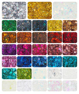 Haute qualité pas cher brillant haute brillance paillettes <span class=keywords><strong>corps</strong></span> Gel flocons de neige paillettes poudre Gel visage cheveux ongles yeux paillettes - Product Image 3