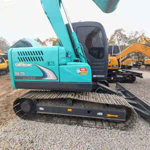 Kobelco SK75ตีนตะขาบไฮดรอลิก7.5ตันรถขุดตีนตะขาบพร้อมใบรับรอง EPA และ CE จากญี่ปุ่น - Product Image 4