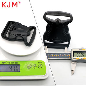 Custom <span class=keywords><strong>Logo</strong></span> 1 Inch Pom Zwart Heavy Duty Plastic Gerecycled Gebogen Zijsluiting Voor Waterdichte Tactische Rugzak Nylon Band - Product Image 5