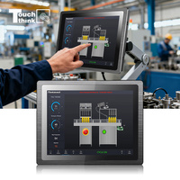 Panel PC Industrial Todo en Uno sin Ventilador con Pantalla Táctil Android A133 y Bisel de Aluminio Ultrafino de 3 mm para Control de Automatización