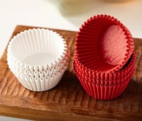 40g de moules à muffins jetables colorés, résistants à la graisse et à l'eau, antiadhésifs