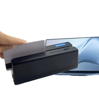Lector/Codificador de Tarjetas de Banda Magnética y Libretas Bancarias de Doble Uso MSR909, Interfaz USB, Material ABS, Portátil