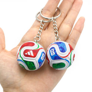 Porte-clés commémoratif de l'événement de football 2026 USA Canada Mexique, pendentif drapeau mondial, jouet 3,8 cm 20g - Product Image 5